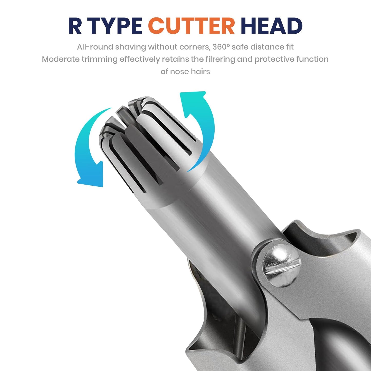 Manual Ear & Nose Hair Trimmer Clipper