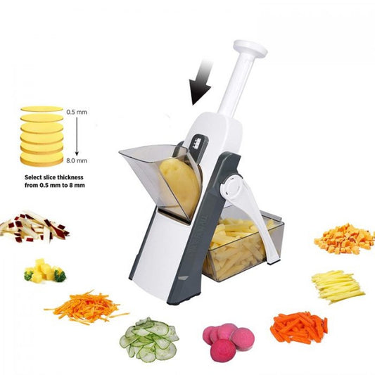8-in-1 Vegetable Slicer & Dicer – Multi-Function Food Chopper