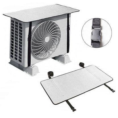 AC Outdoor Unit Protector – Premium Aluminium Cover with Security Straps
