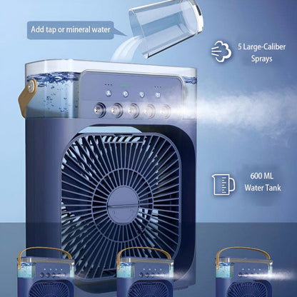 USB Air Cooler Fan – Portable Mini Air Conditioner for Home & Office