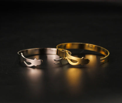Ya Ali (AS) Stainless Steel Open Cuff Bracelet – Premium Shia Islamic Cuff