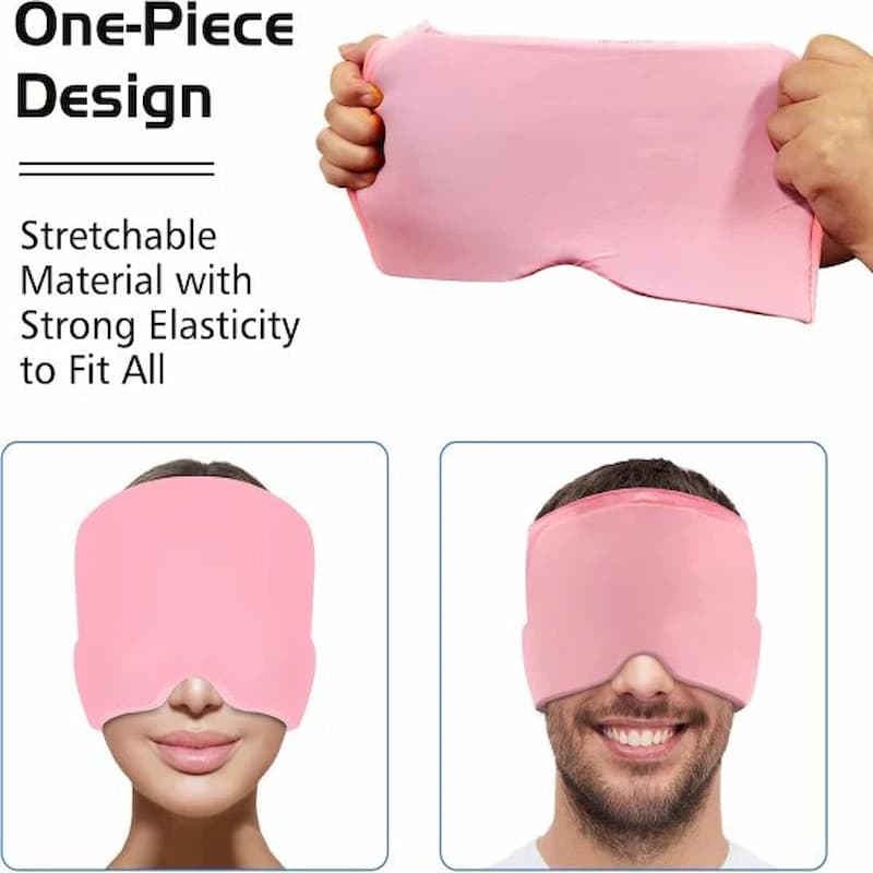 Migraine Relief Cap – Hot & Cold Therapy Gel Headache & Stress Relief Hat
