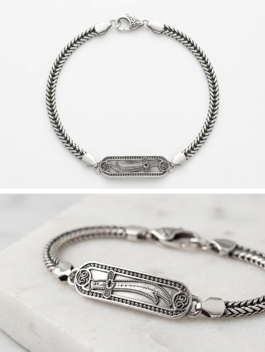 Combo Deal | Hazrat Ali (AS) Sword Pendant & Bracelet with Free Delivery