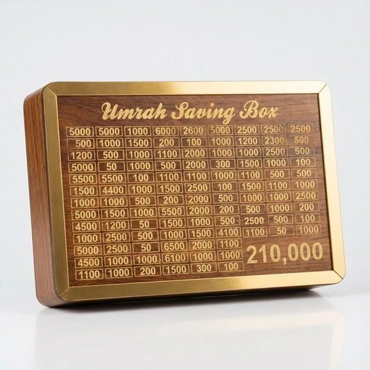 Umrah Saving Box - Umrah Preparation Essential