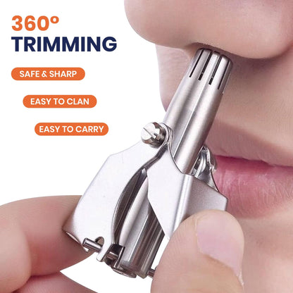 Manual Ear & Nose Hair Trimmer Clipper